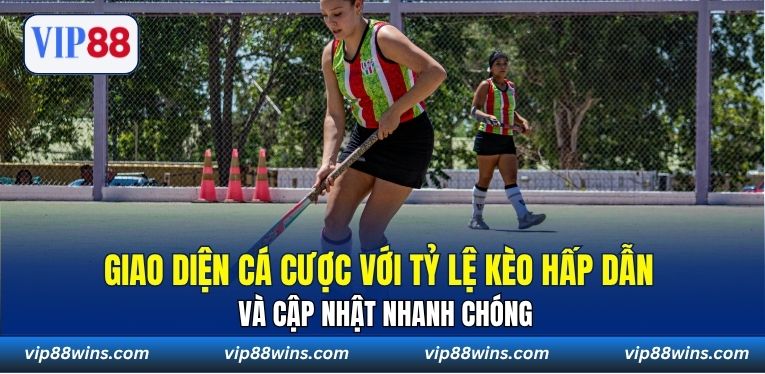 Giao diện cá cược với tỷ lệ kèo hấp dẫn và cập nhật nhanh chóng