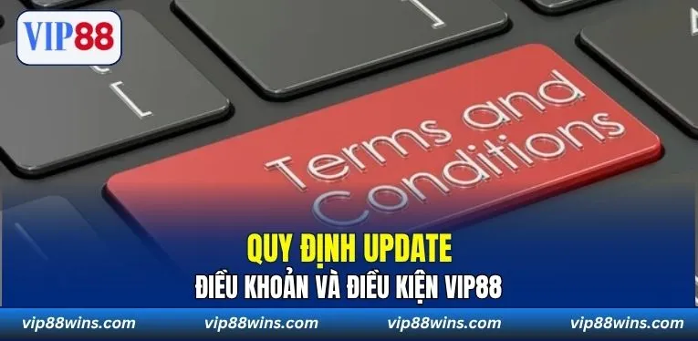 Quy định update điều khoản và điều kiện VIP88